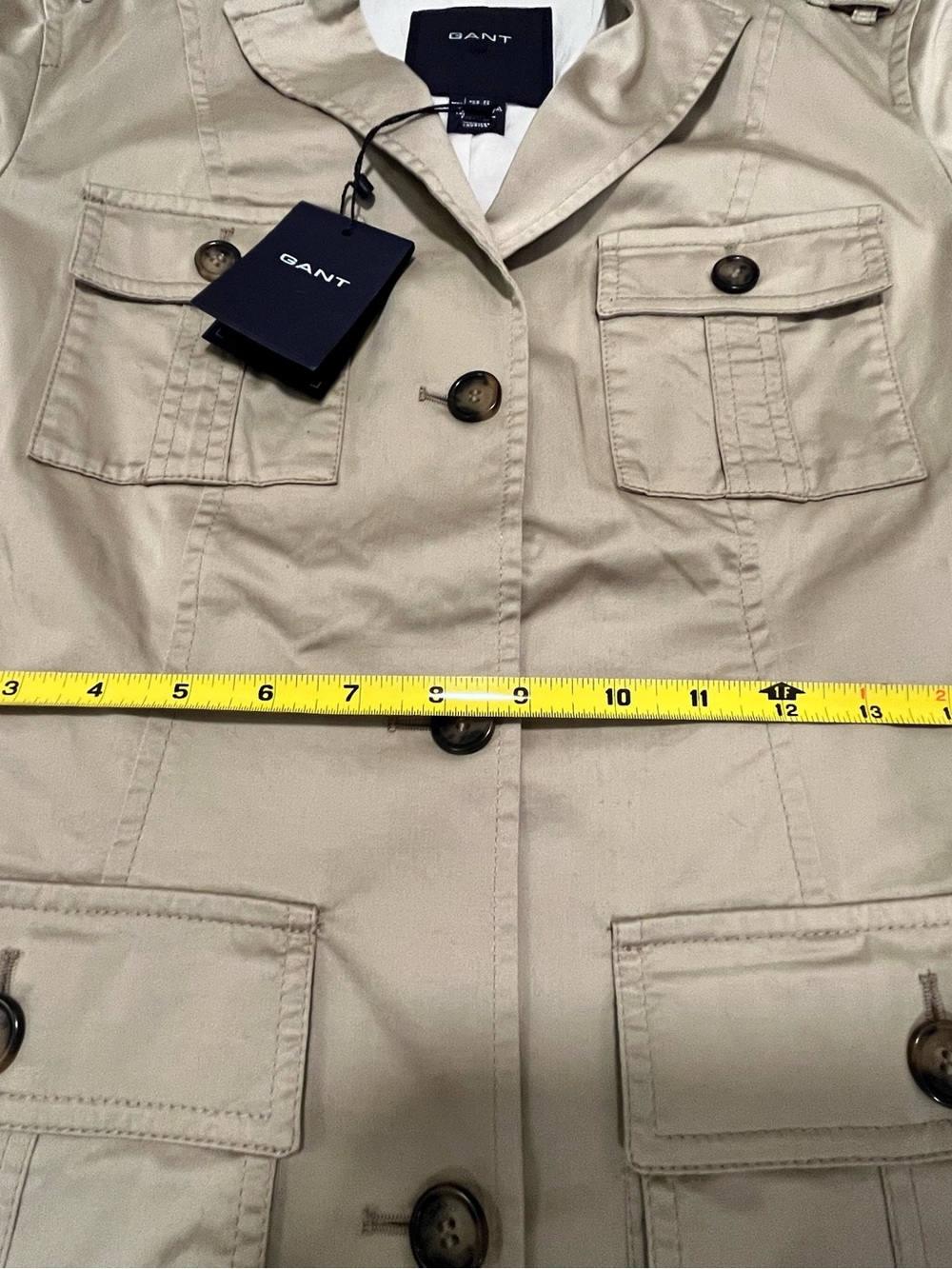 NWT - GANT Safari Field Jacket, women’s size 8 - Picture 12 of 14